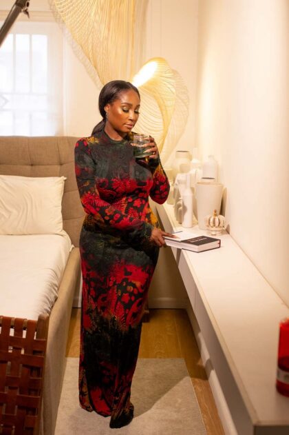 The Ember Bloom Dress