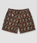 Brown Print Ankara Shorts