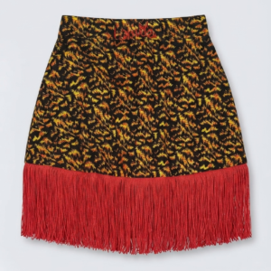Ankara Skirt With Fringes