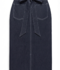 MINED Denim Straight skirt