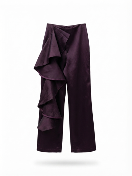 Draped Office Pants