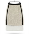 Tweed Side-tape Skirt