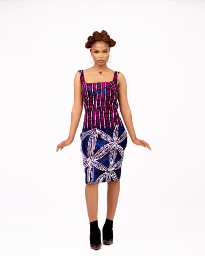Éclat Violet Dress